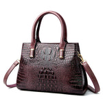 New Trendy Crocodile Alligator Leather Shoulder bag