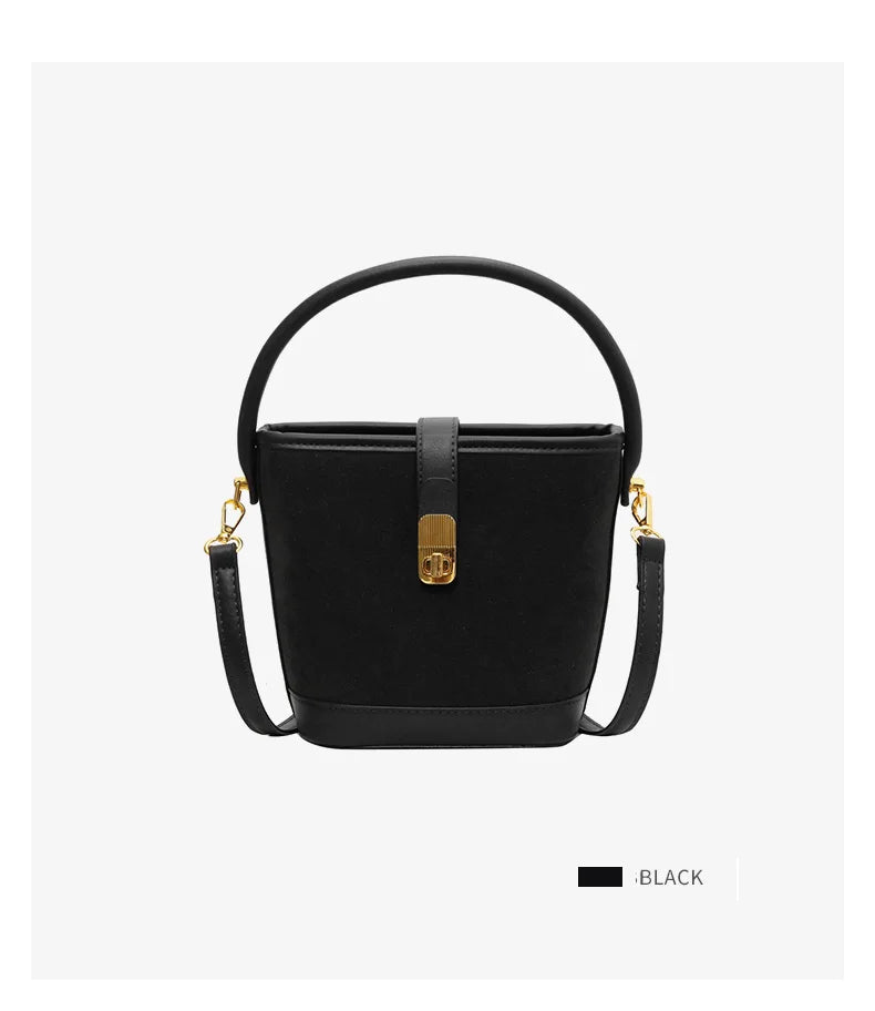FOXER Cute Crossbody Bucket Bag For Women