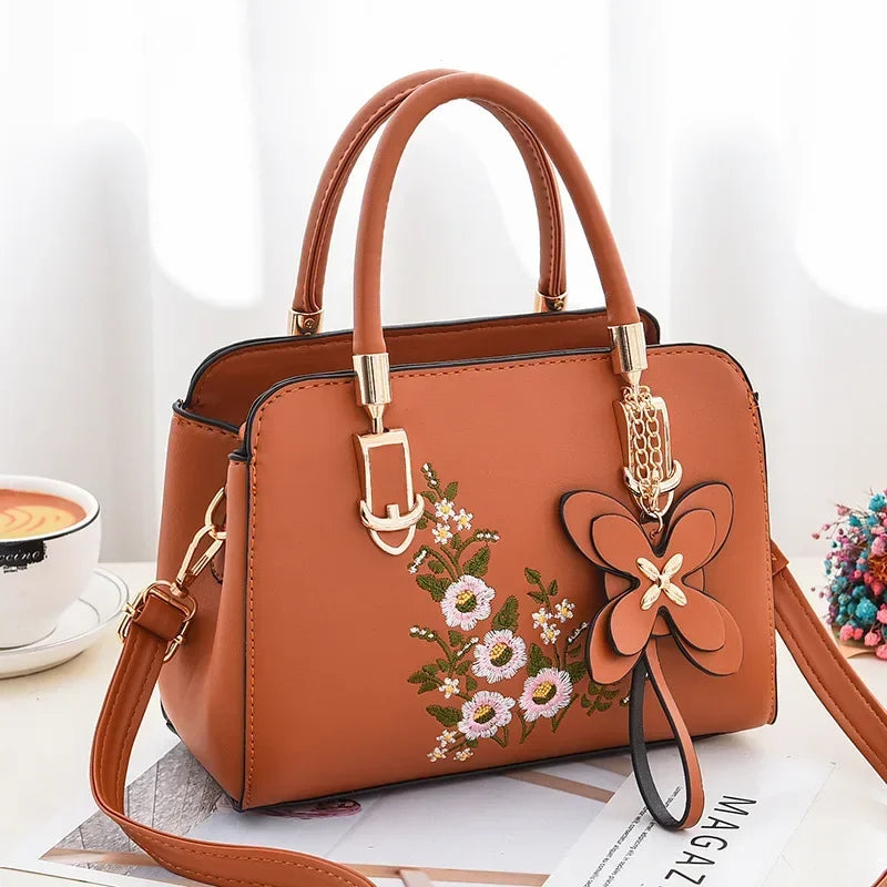 Women Embroidery Handbags Purse Tote Bags