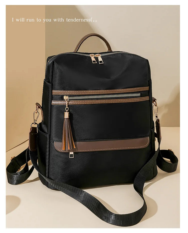 Oxford cloth versatile new women's fashion large capacity backpack