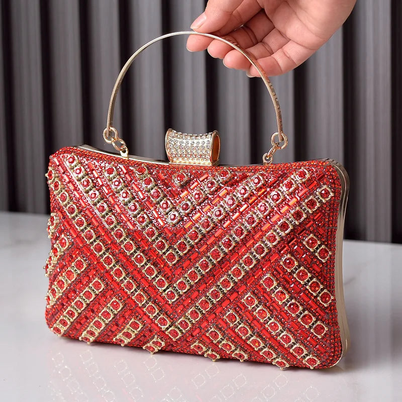 Designer Diamond Bling Clutch
