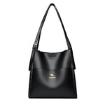 Luxury Leather Bucket Shoulde Tote