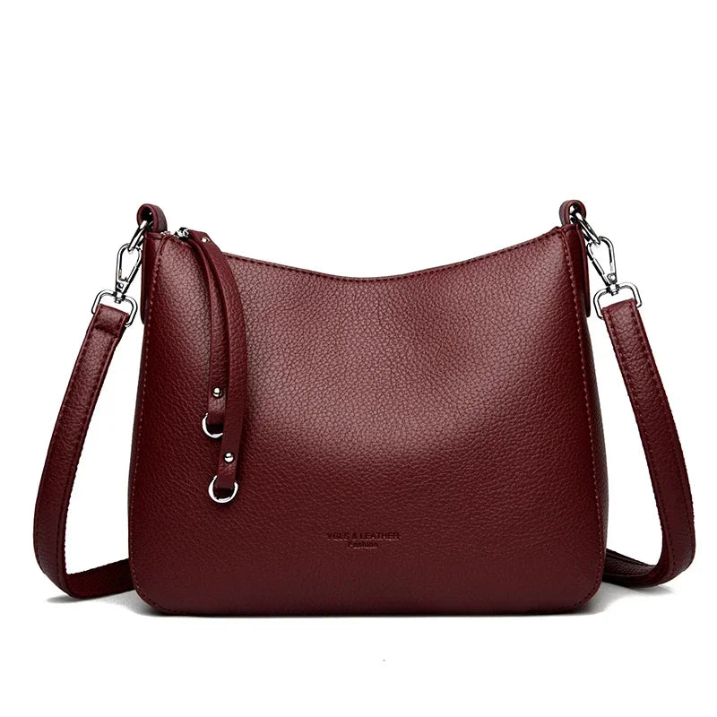Genuine Brand Women's Soft Leather Shoulder Bags