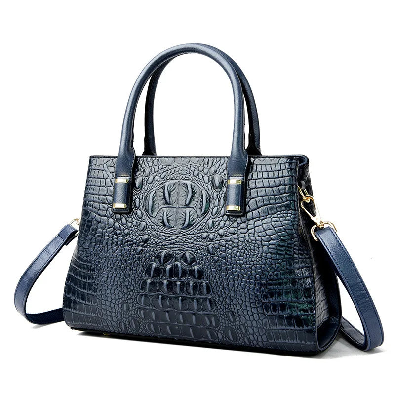 New Trendy Crocodile Alligator Leather Shoulder bag