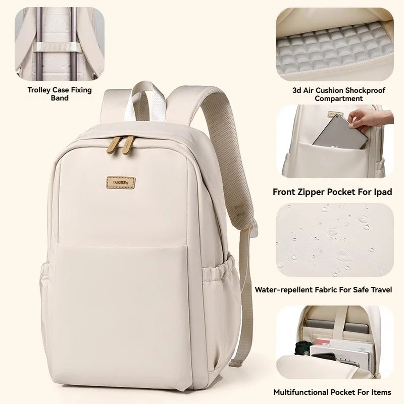 female college student school bag