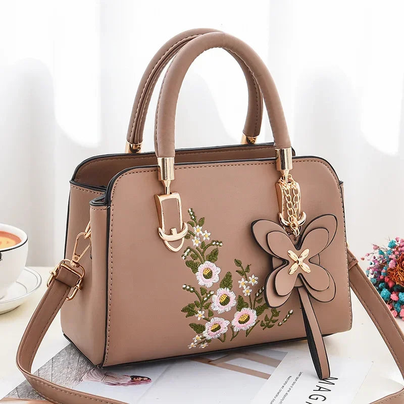 Women Embroidery Handbags Purse Tote Bags