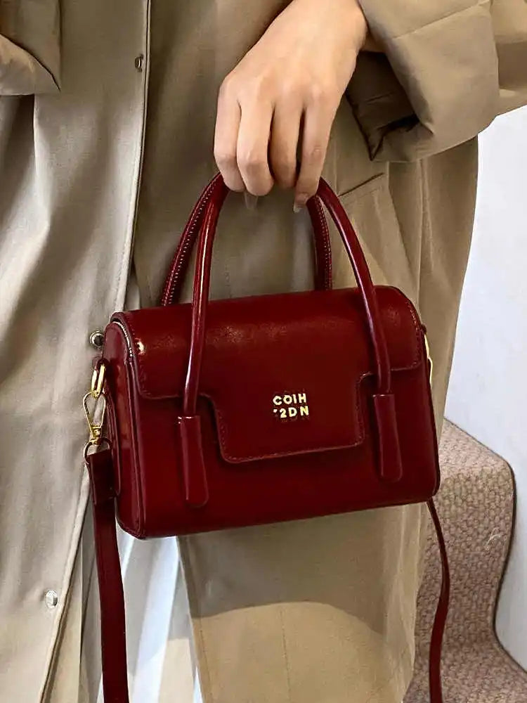 Spring Trend PU Leather Small Square Bag