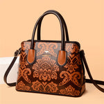 Luxury Flower Pattern Designer Handbag