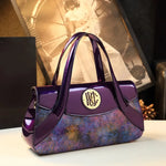 Spring and autumn patent leather snake pattern armpit handbag