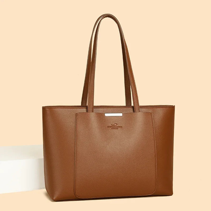 High Quality Leather Shoulder Crossbody Messenger Tote Bag