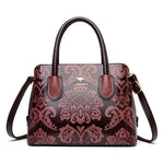 Luxury Flower Pattern Designer Handbag