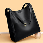 Luxury Leather Bucket Shoulde Tote
