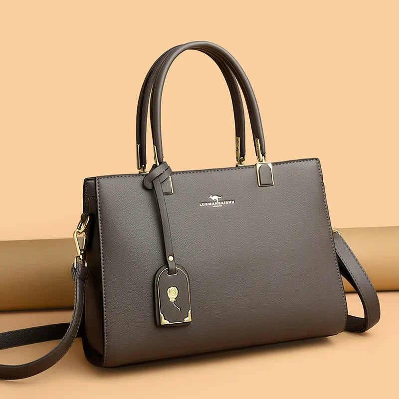 Women Microfiber Synthetic Leather Handbags
