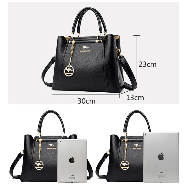 Women Luxury Designer Soft Leather Handbags
