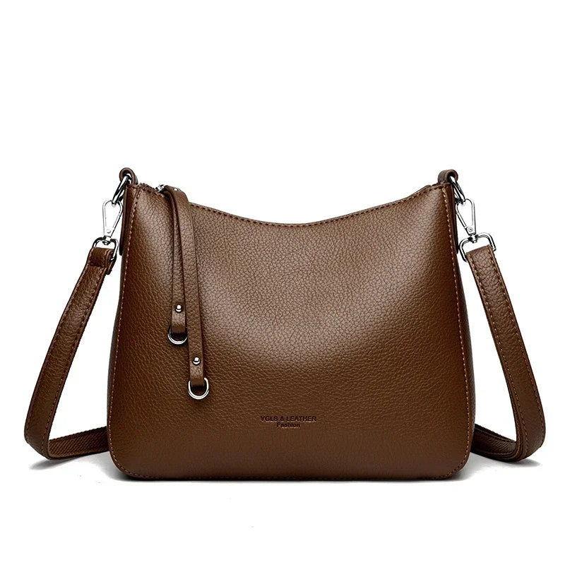 Genuine Brand Women's Soft Leather Shoulder Bags