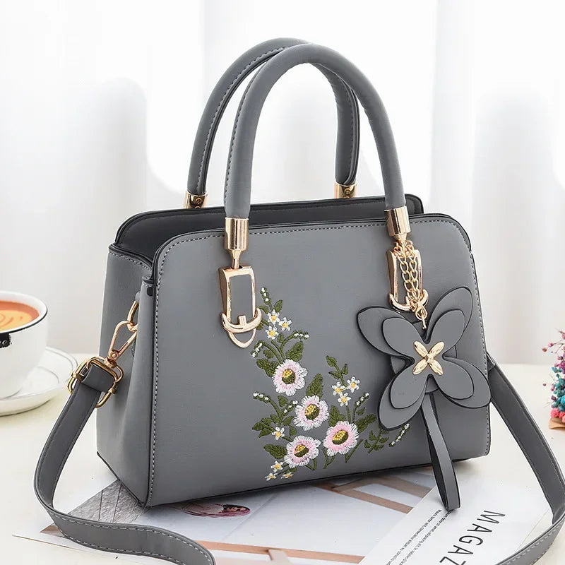 Women Embroidery Handbags Purse Tote Bags