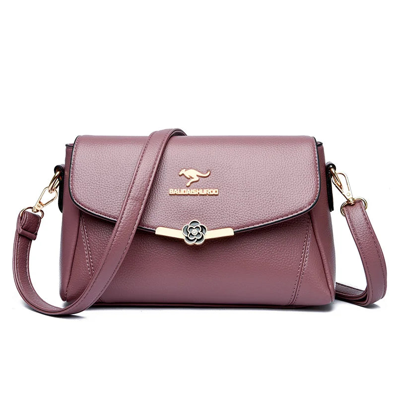 New Women's Armpit Bag Solid Color Women Crossbody Bags