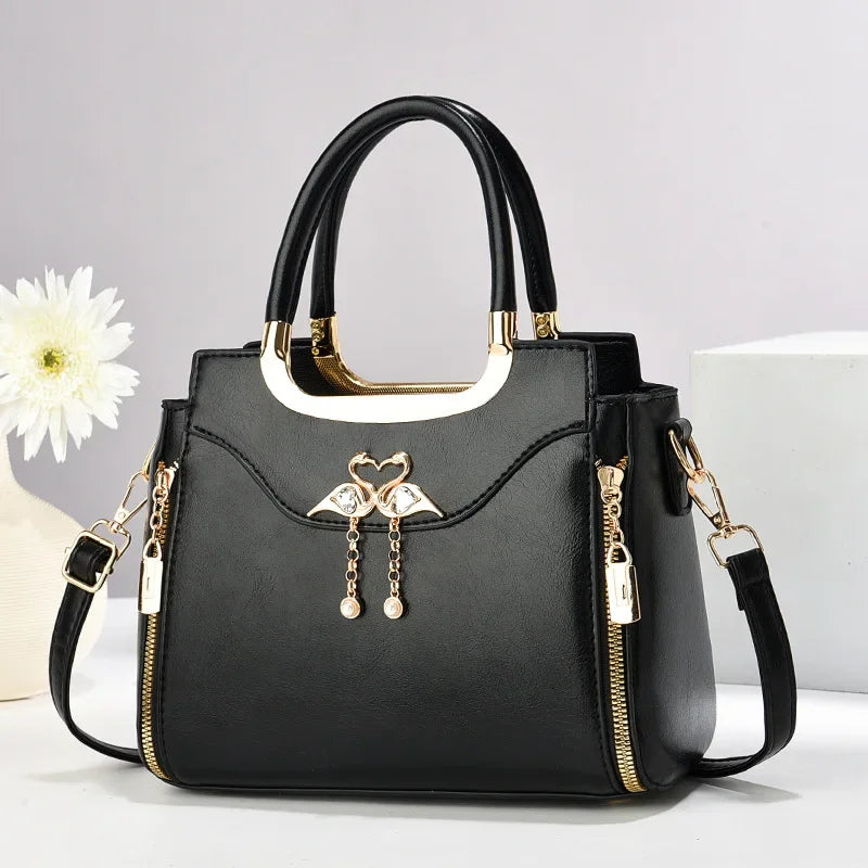 Luxury Retro PU Leather Women Bags