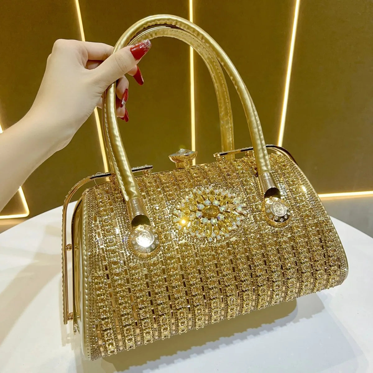 Diamond Studded Rhinestone Bag