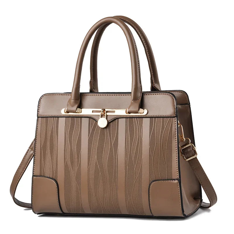 Leather women's bag iPad computer handbag