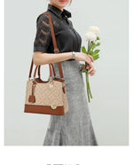 High-Quality Crossbody Retro Print Women's Handbag