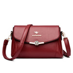 New Women's Armpit Bag Solid Color Women Crossbody Bags