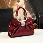 Luxury Designer Glossy Leather Evening Handbags