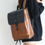 High-end British style structured backpack for laptops