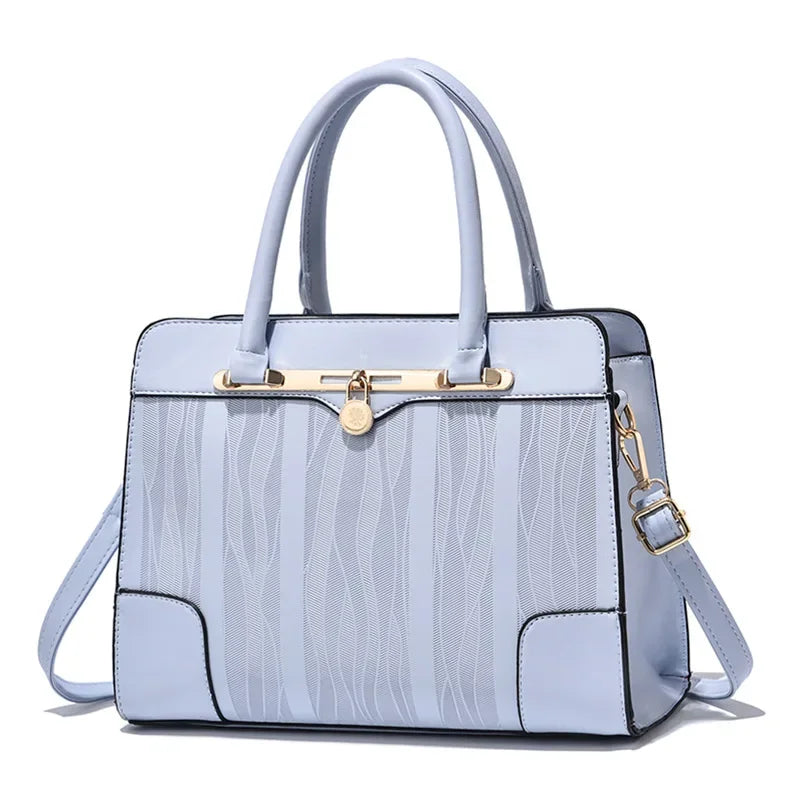 Leather women's bag iPad computer handbag
