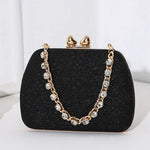 Heart-shaped Diamond Dolly Clutch Bags