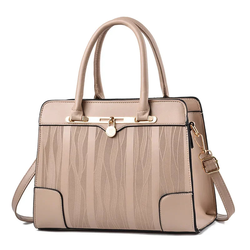 Leather women's bag iPad computer handbag
