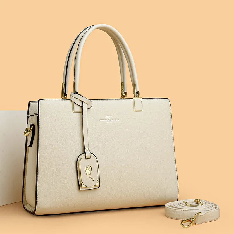 Women Microfiber Synthetic Leather Handbags