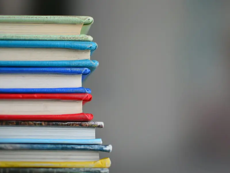 A stack of books