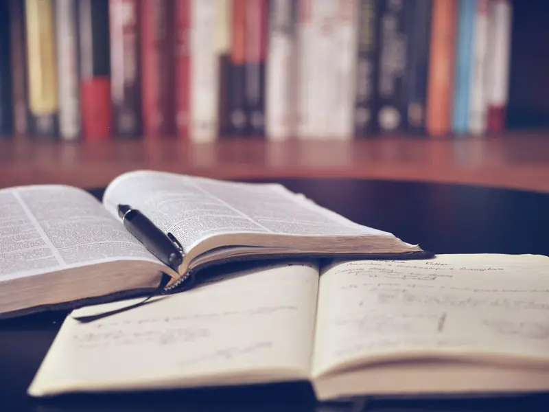 Open books and notes
