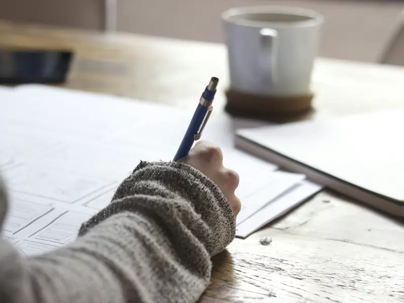 Writing by hand
