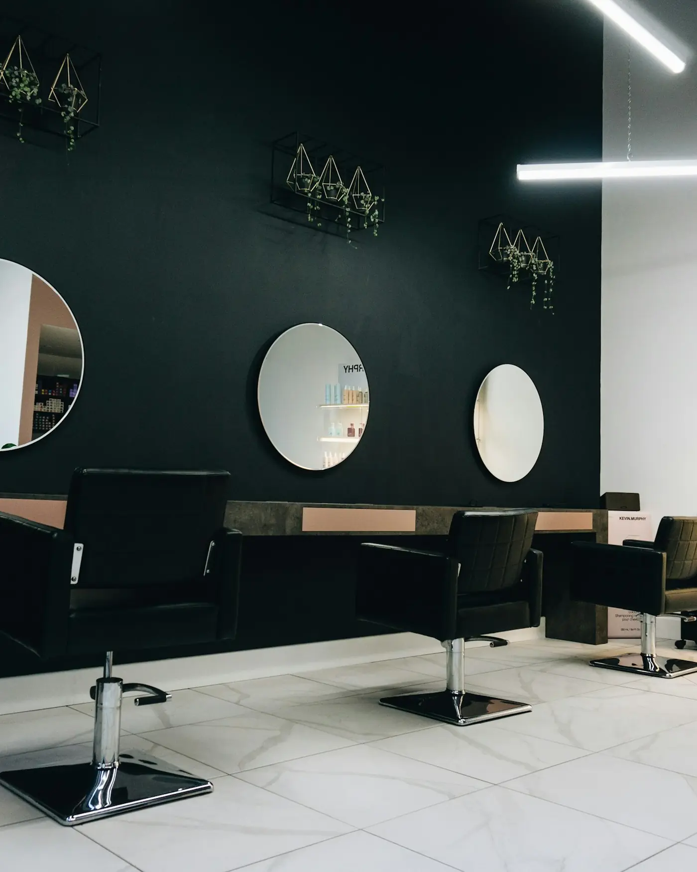A calm, bright salon ready for the next client