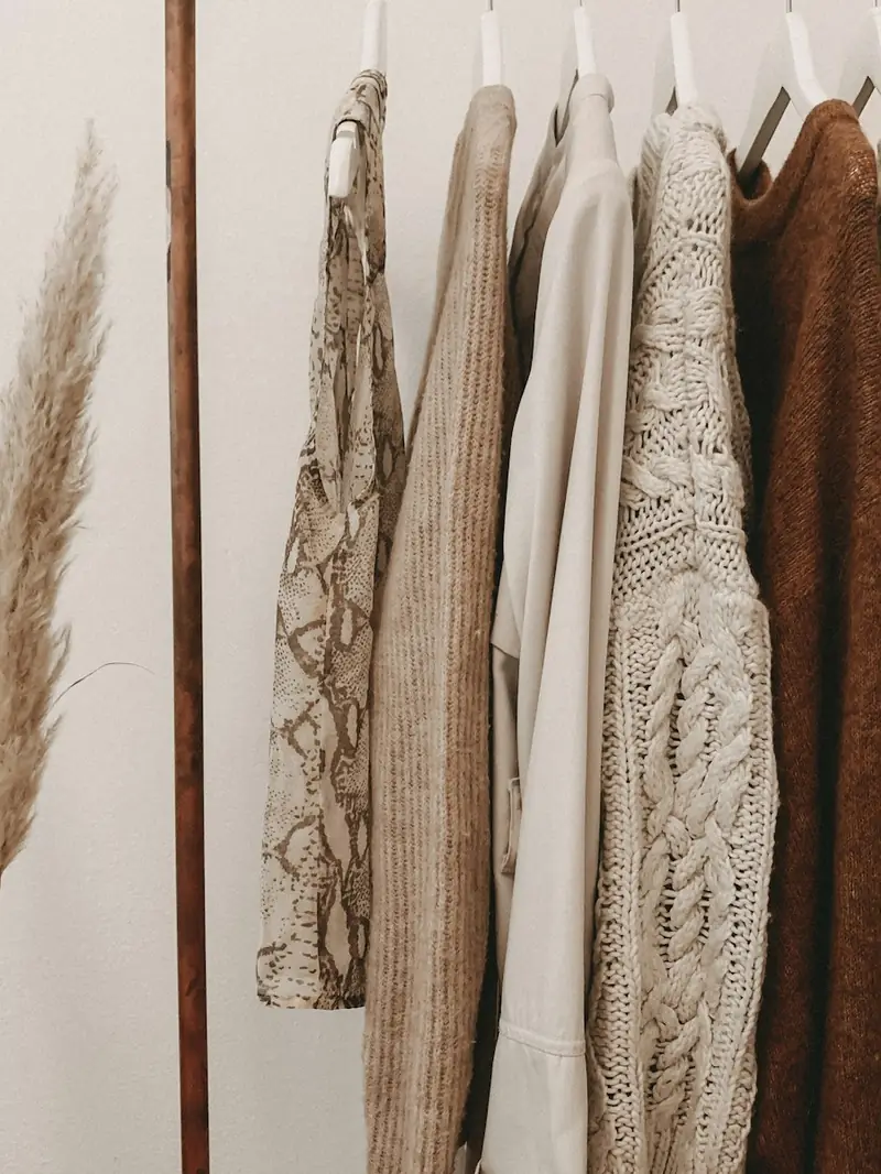 Knitwear on the rail